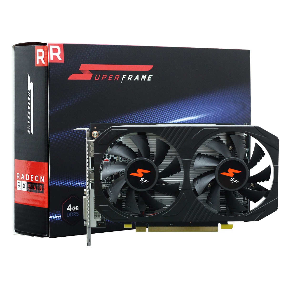Placa de Vídeo Radeon RX 560-D / Dual Fan