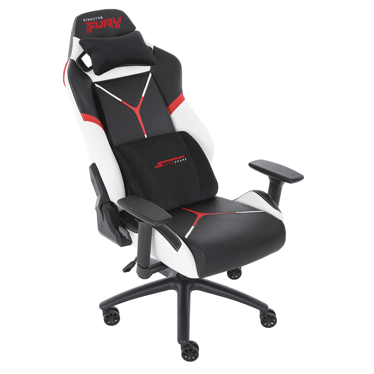 cadeira-gamer-kingston-fury-reclinavel-3d-preta-branca-e-vermelha